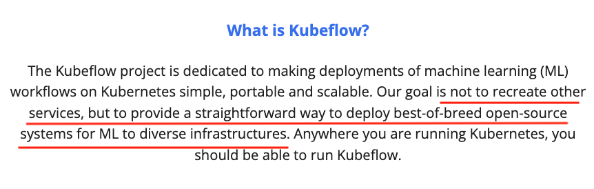 <a href="https://www.kubeflow.org/">https://www.kubeflow.org/</a>