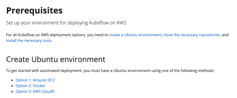 <a href="https://awslabs.github.io/kubeflow-manifests/docs/deployment/prerequisites/">https://awslabs.github.io/kubeflow-manifests/docs/deployment/prerequisites/</a>